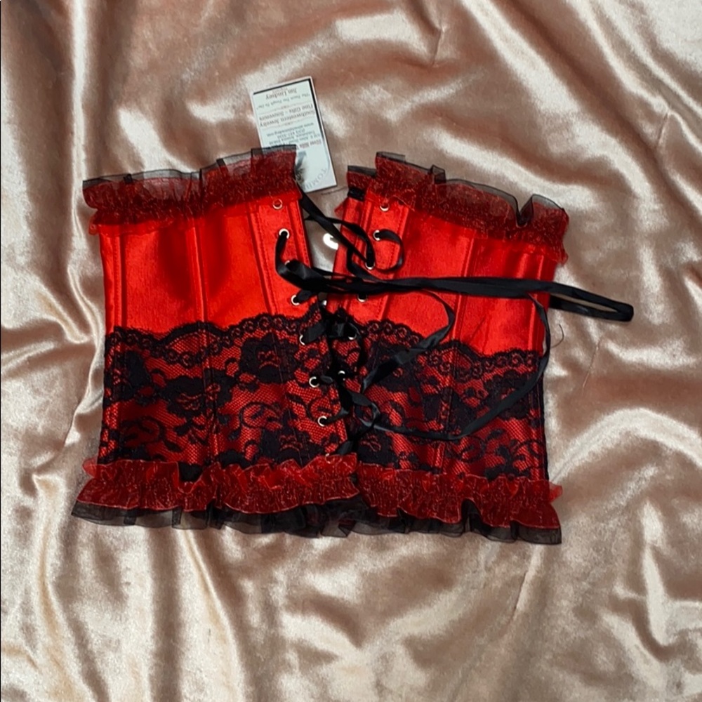 Saloon girl bones corset